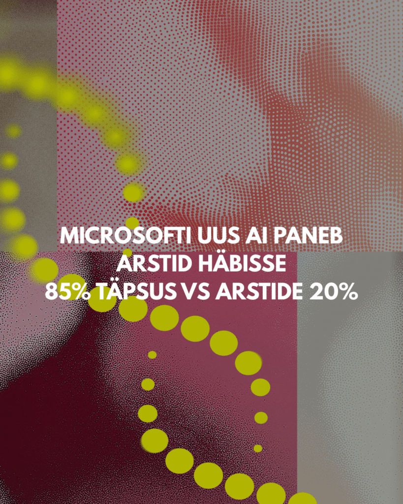 Microsofti uus AI suudab lahendada 4x rohkem keerulisi juhtumeid kui kogenud arstid