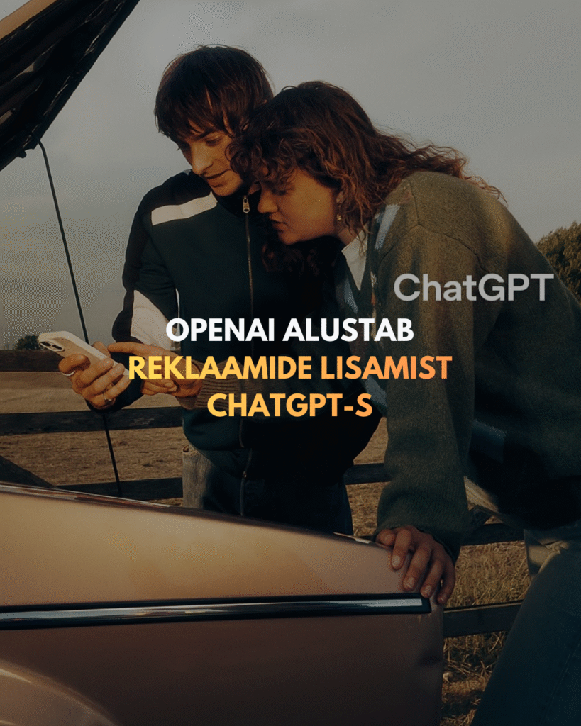 ChatGPT lisab reklaamid